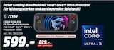 CLAW A1M-036 PC Handheld-Konsole Angebote von msi bei MediaMarkt Saturn Pirna für 599,00 €