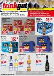 Aktueller Trinkgut Discounter Prospekt in Nesselwang und Umgebung, "Füssens Getränkemarkt!" mit 4 Seiten, 05.05.2025 - 10.05.2025