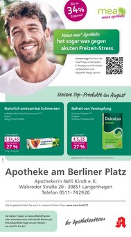 Aktueller mea - meine apotheke Prospekt "Unsere August-Angebote" für Langenhagen Aktueller mea - meine apotheke Prospekt für Langenhagen mit Seiten