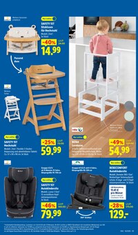 Kindersitz im Lidl Prospekt "LIDL LOHNT SICH" mit 70 Seiten (Osnabrück)