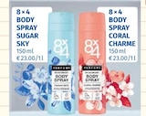 BODY SPRAY SUGAR SKY oder BODY SPRAY CORAL CHARME von 8x4 im aktuellen Müller Prospekt