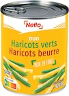 Duo haricots verts et haricots beurre - Netto - Netto Duo haricots verts et haricots beurre - Netto à 2,74 € dans le catalogue Netto