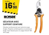 Promo SÉCATEUR AVEC SUPPORT CEINTURE à 16,90 € dans le catalogue Tout Faire à Beaurepaire