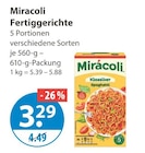 Fertiggerichte von Miracoli im aktuellen V-Markt Prospekt für 3,29 €