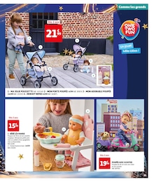 Offre Poussette Poupée dans le catalogue Auchan Hypermarché du moment à la page 21