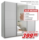 Schwebetürenschrank Carano Angebote bei Möbel AS Schwäbisch Hall für 399,95 €