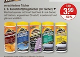 verschiedene Tücher z. B. Kunststoffpflegetücher (30 Tücher) von Armor All im aktuellen V-Markt Prospekt für 3,99 €