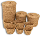 Paniers Little Cottage jonc en promo chez Maxi Bazar Aix-en-Provence à 1,99 €