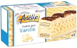 Feuilleté glacé vanille - ADÉLIE en promo à 1,66 € chez Intermarché Super Feuilleté glacé vanille - ADÉLIE dans le catalogue Intermarché Super