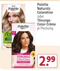 Palette Naturals Coloration oder Tönungs-Color-Crème von Palette im aktuellen Rossmann Prospekt