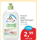 Baby Spül-Reiniger von Frosch für 2,99 € bei budni im Angebot Baby Spül-Reiniger von Frosch im aktuellen budni Prospekt