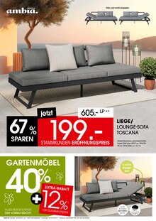 Gartenmöbel im Zurbrüggen Prospekt "GARTEN ERÖFFNUNGS-PREISE" mit 8 Seiten (Hamm)