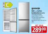 Aktuelle Kühlschrank Angebote bei famila Nordost in Stade (Hansestadt) Aktuelles Kühl- und Gefrierkombination RK14CPS4 Angebot bei famila Nordost in Stade (Hansestadt) ab 289,00 €