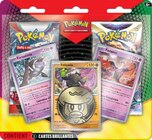 Pack 2 boosters + 3 cartes promo Pokémon - POKEMON en promo chez Carrefour L'Haÿ-les-Roses à 12,99 €