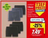 3 Boxer Angebote von Livergy bei Lidl Herten für 7,49 €
