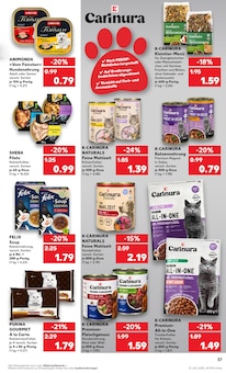 Felix Katzenfutter im aktuellen Kaufland Prospekt (Kassel) Felix Katzenfutter im Kaufland Prospekt "Aktuelle Angebote" mit 59 Seiten (Kassel)