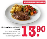 Schweinenackensteak bei E center im Baden-Baden Prospekt für 13,90 €