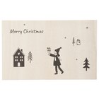 Weihnachts-Postkarte aus Holz Angebote bei Ernstings family Darmstadt für 2,99 €