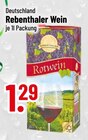Rotwein von Rebenthaler im aktuellen Trinkgut Prospekt für 1,29 €
