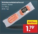 Schinkenzwiebelmettwurst Angebote bei Netto Marken-Discount Ahaus für 1,79 €