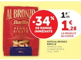 Pâtes Al Bronzo - Barilla dans le catalogue Super U