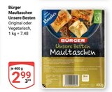 Unsere Besten Maultaschen Angebote von Bürger bei GLOBUS Braunschweig für 2,99 €