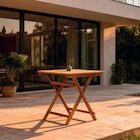 Table carrée acacia - Maxi Bazar Table carrée acacia à 59,99 € dans le catalogue Maxi Bazar