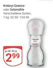 Gewürz- oder Salzmühle Angebote von Kotányi bei GLOBUS Jena für 2,99 €