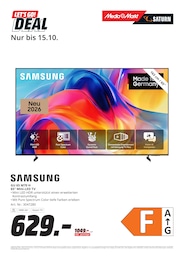 MediaMarkt Saturn LED Fernseher im Prospekt 
