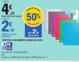 Protège-documents hawai 80 vues - Oxford en promo chez E.Leclerc Bastia à 2,05 €