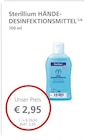 LINDA Balve - HÄNDE-DESINFEKTIONSMITTEL Angebot im Prospekt HÄNDE-DESINFEKTIONSMITTEL bei LINDA im Balve Prospekt für 2,95 €