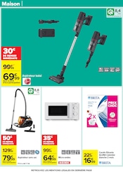 Promos Aspirateur Balai dans le catalogue "Carrefour" de Carrefour Aspirateur Balai en promo dans le catalogue Carrefour à la page 57