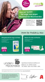 mea - meine apotheke Prospekt Unsere März-Angebote mit 4 Seiten