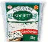 Roquefort AOP au lait cru de brebis - SOCIETE en promo chez Super U Roquefort AOP au lait cru de brebis - SOCIETE dans le catalogue Super U
