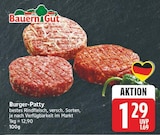 Burger-Patty von BauernGut für 1,29 € bei E center im Angebot Burger-Patty von BauernGut im aktuellen E center Prospekt