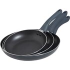 Lot de 3 poêles - CARREFOUR HOME dans le catalogue Carrefour