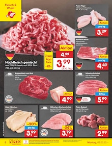 Hackfleisch im Netto Marken-Discount Prospekt "Aktuelle Angebote" mit 62 Seiten (Mülheim (Ruhr))