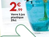 Verre à jus plastique 29 cl à 2,99 € dans le catalogue Maxi Bazar