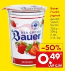 Fruchtjoghurt im Angebot bei Netto Marken-Discount in Hemer Fruchtjoghurt Angebote von Bauer bei Netto Marken-Discount Hemer für 0,49 €