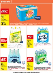 Prix et réduction Eau minérale gazeuse dans le prospectus Carrefour en cours Offre Eau minérale gazeuse dans le catalogue Carrefour du moment à la page 49