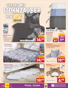Teppich im aktuellen Netto Marken-Discount Prospekt (Cottbus) Teppich im Netto Marken-Discount Prospekt "Aktuelle Angebote" mit 65 Seiten (Cottbus)