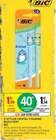 2 stylos Cristal figurine bleu/vert - BIC - Intermarché Express à Limoges 2 stylos Cristal figurine bleu/vert - BIC en promo chez Intermarché Express Limoges à 1,14 €