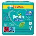 Lingettes fresh clean - Pampers - Intermarché à Montpellier Lingettes fresh clean - Pampers en promo chez Intermarché Montpellier à 1,91 €