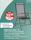 Klappsessel Chur im V-Markt Prospekt Klappsessel Chur von im aktuellen V-Markt Prospekt für 39,99 €