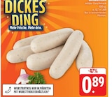 Weißwürstchen im Angebot bei EDEKA in Bamberg Weißwürstchen Angebote bei EDEKA Bamberg für 0,89 €