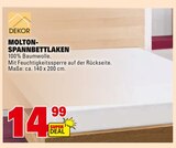 MOLTON-SPANNBETTLAKEN Angebote von DEKOR bei Marktkauf Heidenheim für 14,99 €