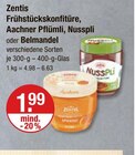Frühstückskonfitüre, Aachner Pflümli, Nusspli oder Belmandel von Zentis im aktuellen V-Markt Prospekt