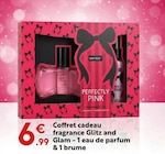 Coffret cadeau fragrance Glitz and Glam - 1 eau de parfum & 1 brume - Sense - Maxi Bazar Coffret cadeau fragrance Glitz and Glam - 1 eau de parfum & 1 brume - Sense à 6,99 € dans le catalogue Maxi Bazar