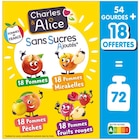 Gourdes Sans Sucres Ajoutés - CHARLES & ALICE dans le catalogue Carrefour