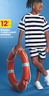 Ensemble T-shirt + Short Marinière en promo à 12,99 € chez Stokomani Ensemble T-shirt + Short Marinière dans le catalogue Stokomani